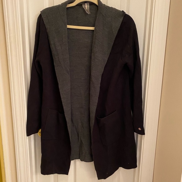 Calia by Carrie Underwood Journey hooded open front cardigan - Picture 1 of 10